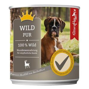 Wild pur - Hundenassnahrung für empfindliche Hunde - Premium-Qualität aus Deutschland